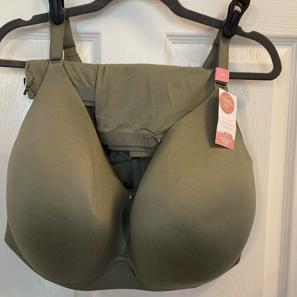 Olive Green Full Coverage Bra with Lightly Lined Cups